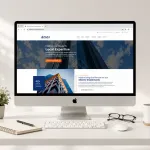Multi-page website template for SVN Offices