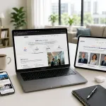 Multi-page website template for SVN Offices